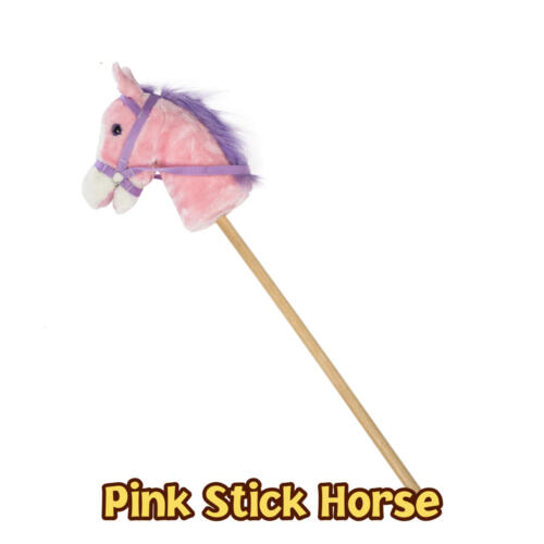 Pink Stick Horse